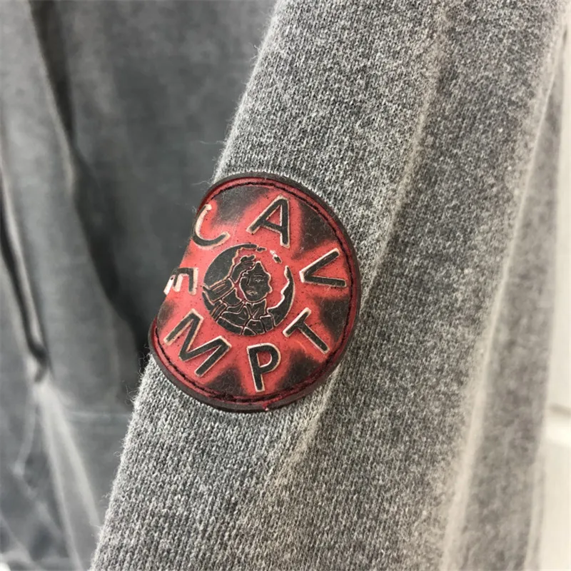 C. E CAV EMPT Толстовка Зимняя для мужчин и женщин с вышивкой лучшее качество уличная одежда с эффектом потертости старая мода Cav Empt толстовки