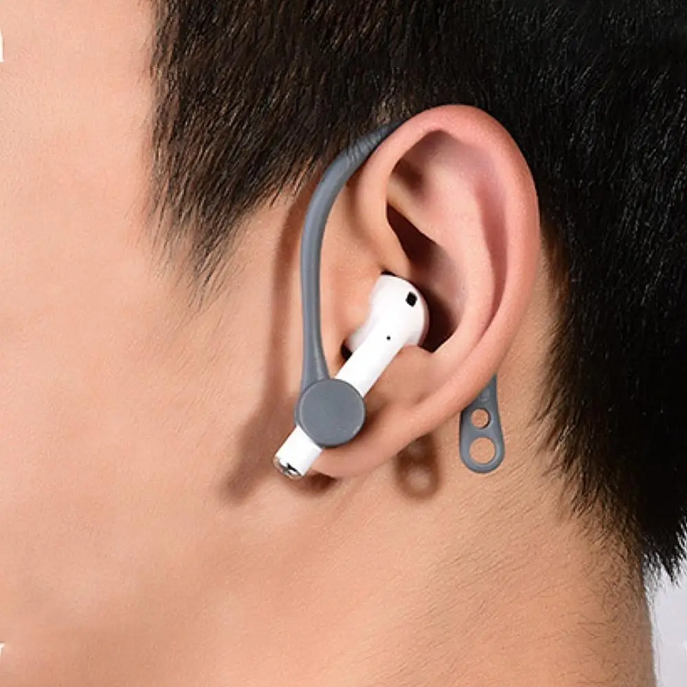 Держатель для ушных крючков, совместимый с Airpods, беспроводной для bluetooth-наушников, анти-потери, силиконовый Заушник, крышка, аксессуары