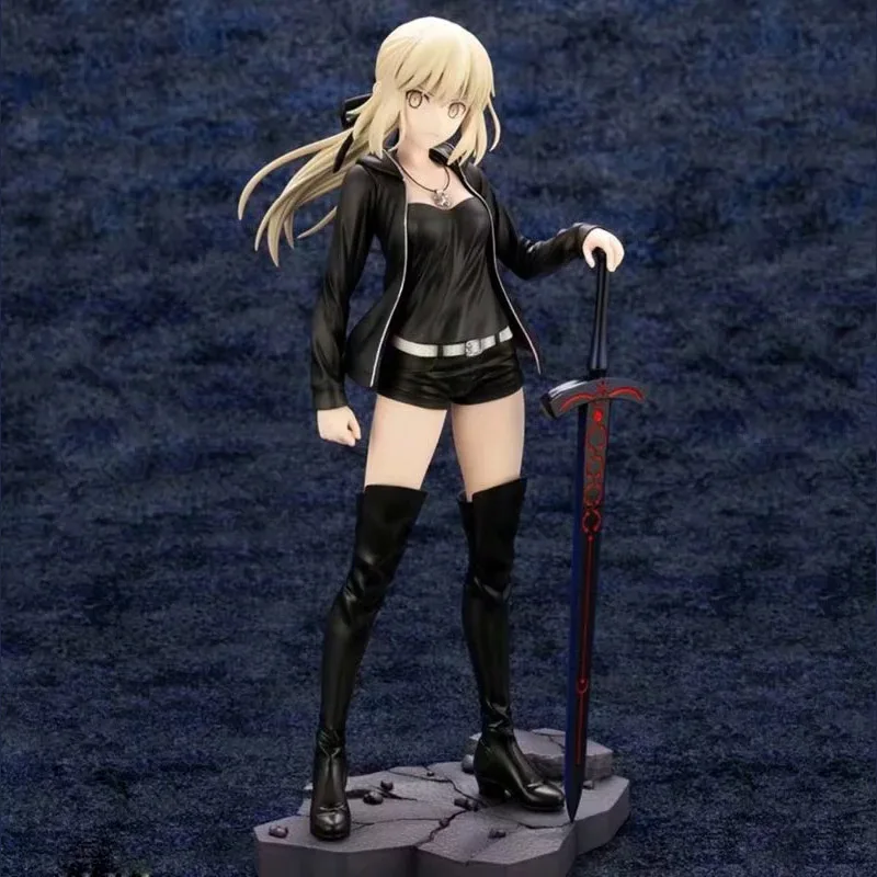 

24cm Fate Grand Altria Pendragon Saber Fate Stay Night PVC Action Figures Toys Collectible Model Toy for Kids Children