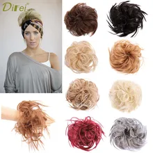 DIFEI 45 г оголовье грязные волосы булочка пончик синтетические волосы для наращивания Высокая температура волокна парик для женщин