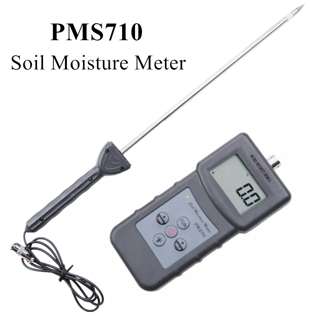 PMS710 Soil Moisture Meter High precision Soil Moisture Analyzer for Concrete, River Sand, Soil hygrometer  30% off