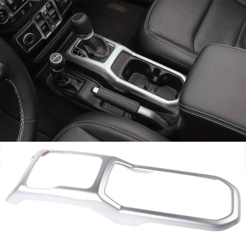 Панельная Накладка для коробки передач рамка внутренняя отделка для- Jeep Wrangler JL автомобильные аксессуары