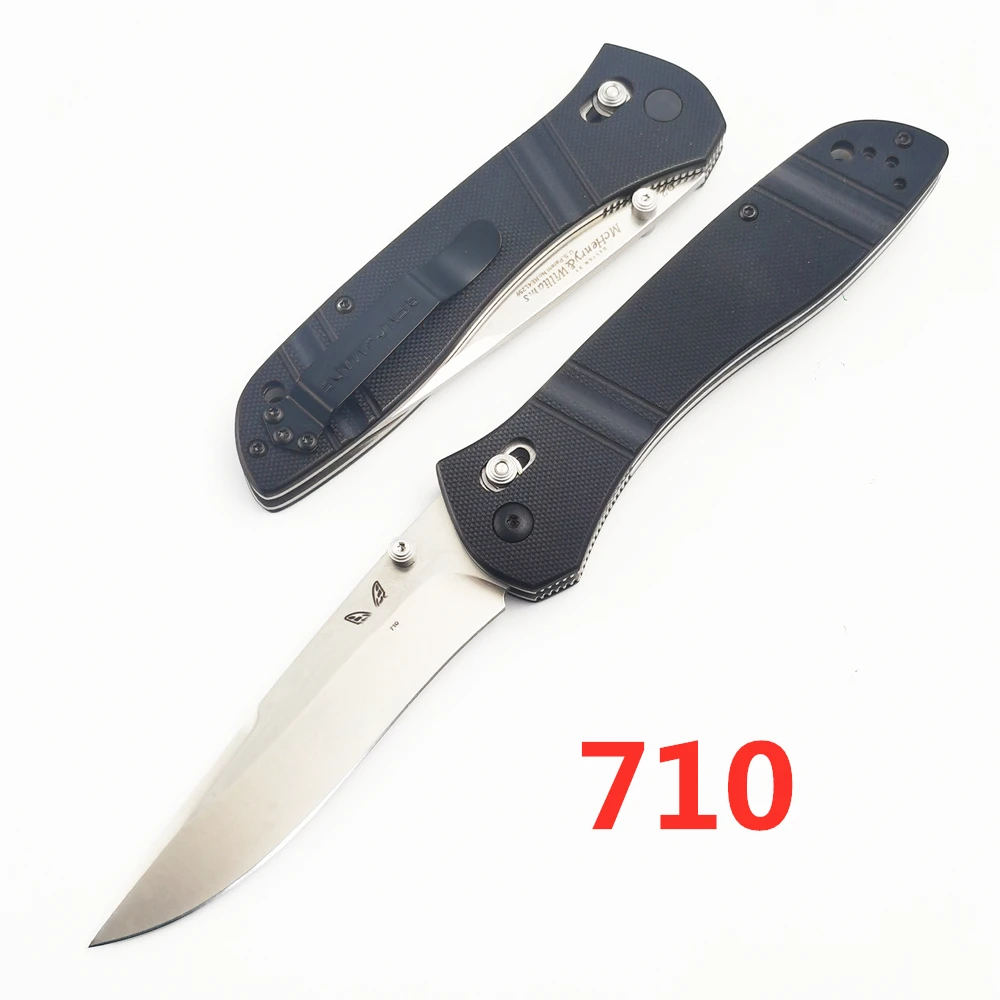 

IWOWN BM 710 AXIS folding knife D2 blade G10 handle outdoor camping EDC tool knife
