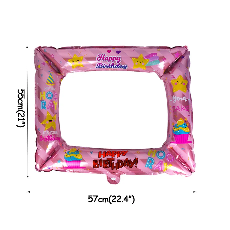 MEIDDING, прозрачная коробка для воздушных шаров, держатель для блока, латексные шары, арки, гирлянды для душа для малышей, для мальчиков и девочек, вечерние гирлянды, поставки - Цвет: pink balloon frame