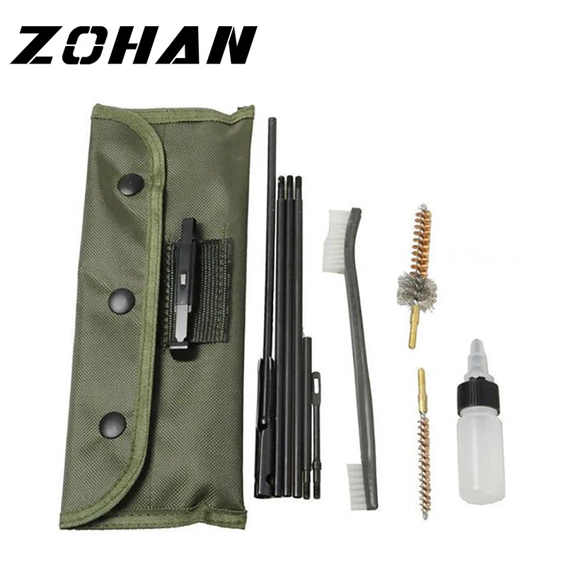 

10PCS AR15 M16 M4 Rifle Gun Cleaning Kit Set New Arrival 10 Piece Cleaner for 5.56mm .223 22LR 22cal 5.56mm Cleaning Rod Nylon Brush Cleaner Gun Accessories Clean Tools Airsoft Shotgun Tactical Rifle Gun Brushes Set