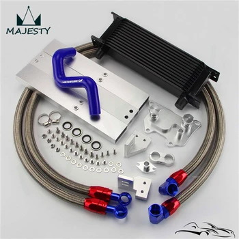 

AN10 13 Rows Oil Cooler + Oil Lines Kit Fits VW Golf MK7 GTI Engine EA-888 III