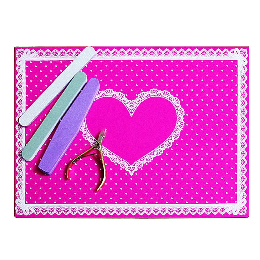 Силиконовый кружевной волнистый маникюрный салон складная подставка для рук