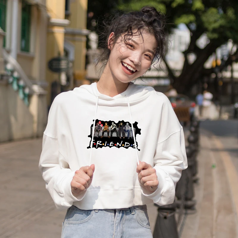 

Friends Tv Show Women Cat ear Hoodies Sweatshirts Autumn Winter Casual Plus Size Long Sleeve Pocket Pullover Hoodie Female Warm
