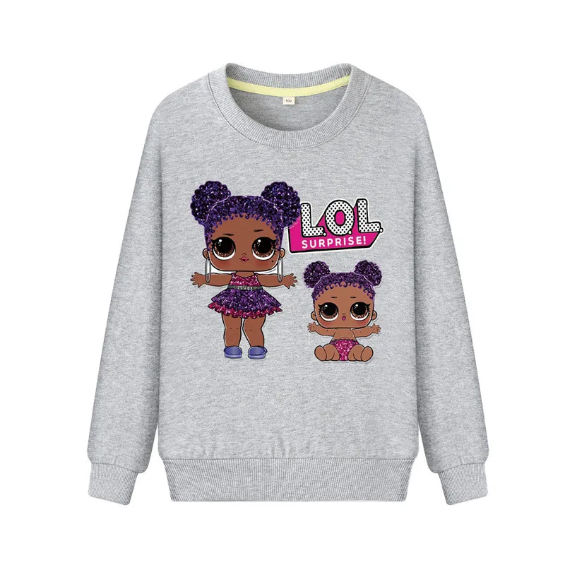 

Autumn Girls T-Shirts Long Sleeve Kids Sweater Shirts Unicorn Cute cartoon lol t-shirt Children Shirts Top Girls Clothing