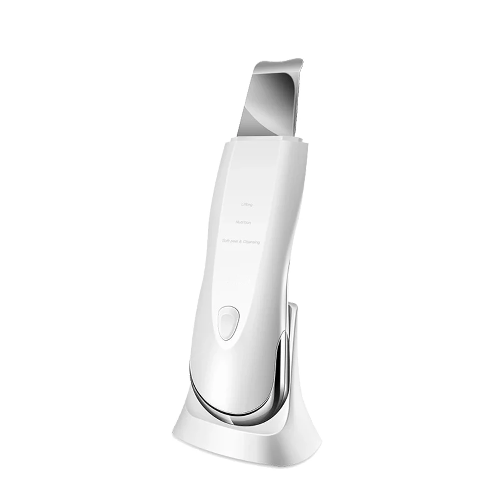 

Ultrasonic Face Skin Scrubber Facial Cleaner Peeling Vibration Blackhead Removal Exfoliating Pore Cleaner Tools Facial Lifting