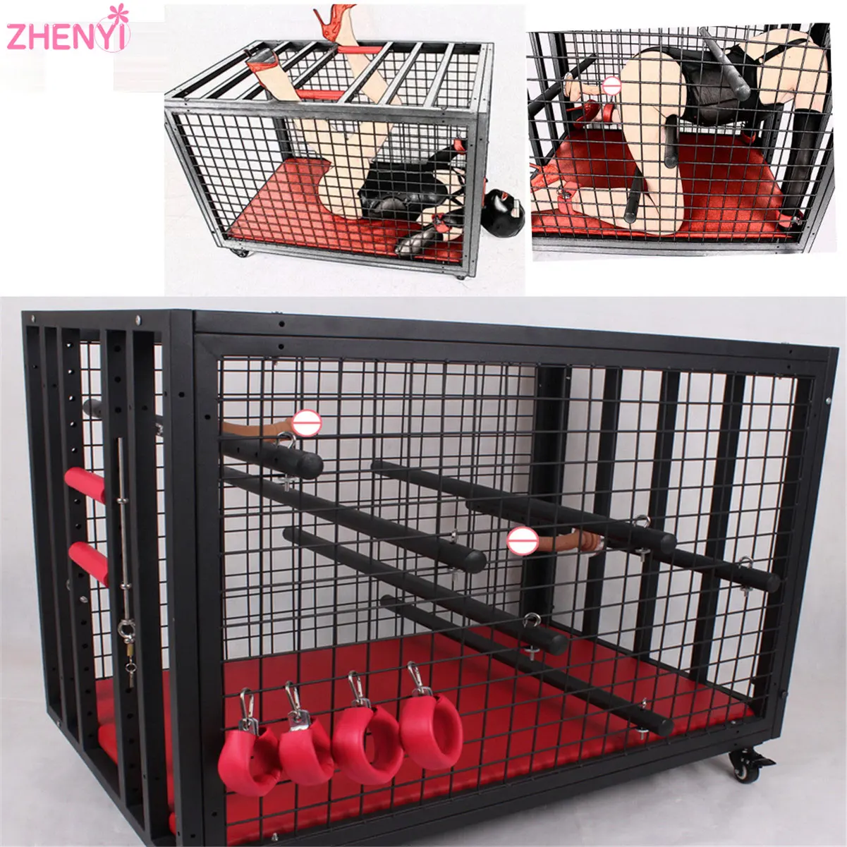 BDSM Large Sex Love Cage Restraint Dog Slave Training Bondage Femdom Tortur Tool Fetish Adult Games Sex Toys For Women Adult Pic Hq