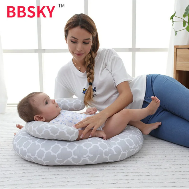 

Bbsky Infant Stereotypes Sleeping Mats Anti-Vomit Milk Pillow Multi Purpose Portable duo gong neng zhen While Sleeping Travel Ma