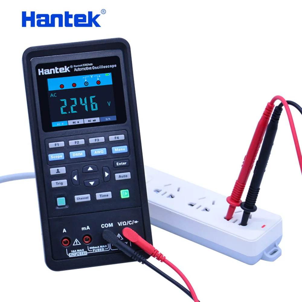  Hantek 2D82 AUTO I automotive oscilloscope 2d82auto digital portable handheld 4in1 3in1 2c42/2d72/2