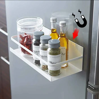 

Multifunction Magnetic Kitchen Shelf Storage Bathroom Organizer Tempered Glass Corner Frame Stainless Steel Shower Frame