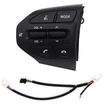 

Steering Wheel Button for KIA K2 RIO 2017 2018 RIO X LINE Buttons Bluetooth Phone Cruise Control Volume