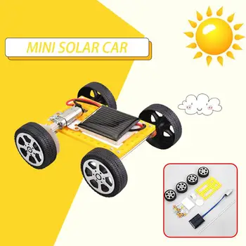 

ABS Solar Model Car Scientific Handmade Toys Experimental Model Interesting Toy Family Games Gift Physics Teaching Tool