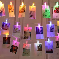 Светодиодный прозрачный светильник с зажимом для фотосъемки, романтическая свадебная Декоративная гирлянда, Рождественская Декоративная