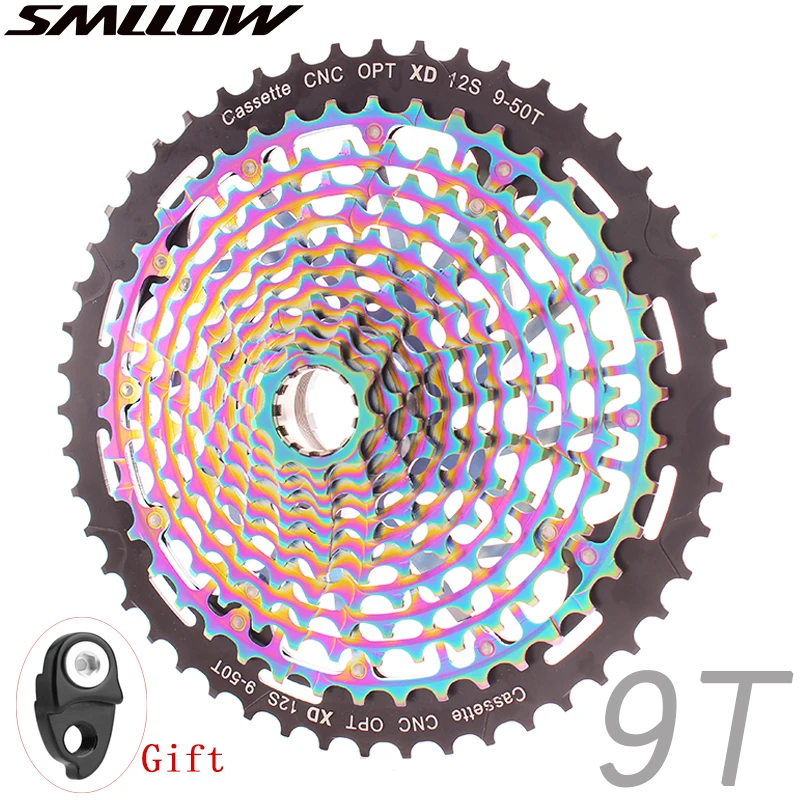 SMLLOW MTB 12 Скоростей 9-50T кассета Ultimate XD кассета Rainbow 375g SMLLO ULT кассета Ультралегкая 12s кассета 1299 k7 цветная