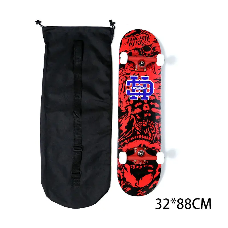 

Long Board Skateboard Dance Board Bag Thickened Waterproof Backpack One Shoulder Two Shoulders Fish Board Backpack