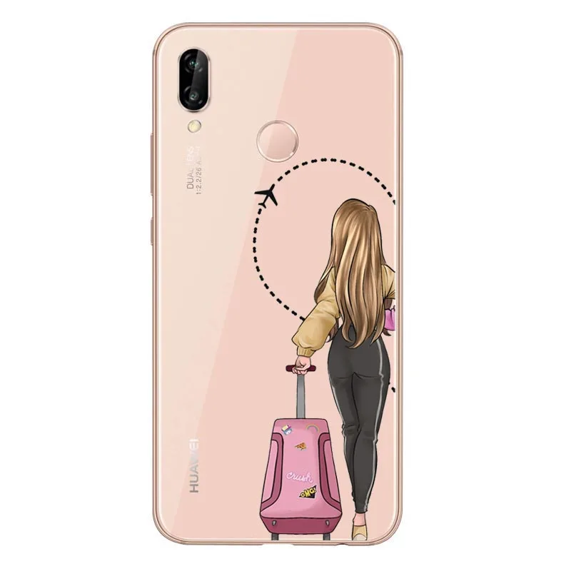 Мягкий чехол из ТПУ для девушек и Bff Best Friends Forever телефона huawei P10 P20LITE P30 P30Por P8 P9LITE