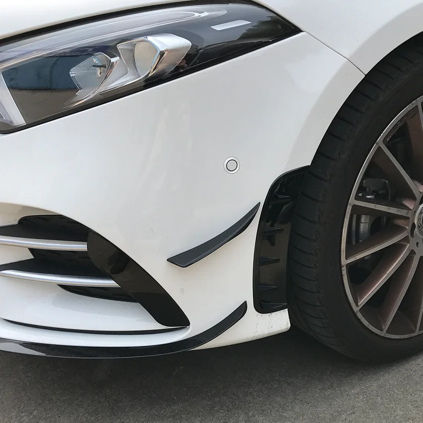 Для Mercedes Benz A Class W177 A180 A200 A220 A250 спортивные наклейки на передний бампер