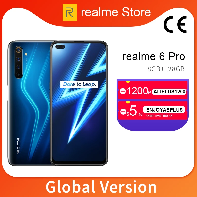 Глобальная версия realme X2 X 2 8 ГБ 128 Гб мобильный телефон Snapdragon 730G 64MP Quad Camera 6 4 ''NFC