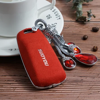 

Car Key Cover Case Car Styling Key Cover Case For Audi 2016 2017 A4 A4L Allroad B9 Q5 Q7 TT TTS 8S 4m car keyless remote