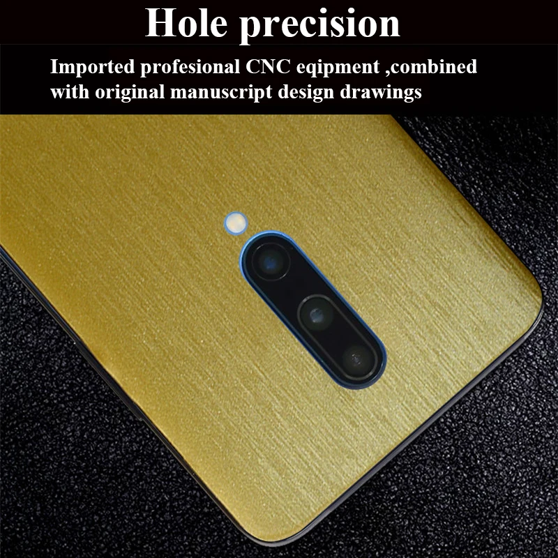 Задняя крышка для OnePlus 7 7T Pro 6 6T матовая металлическая наклейка защитная пленка
