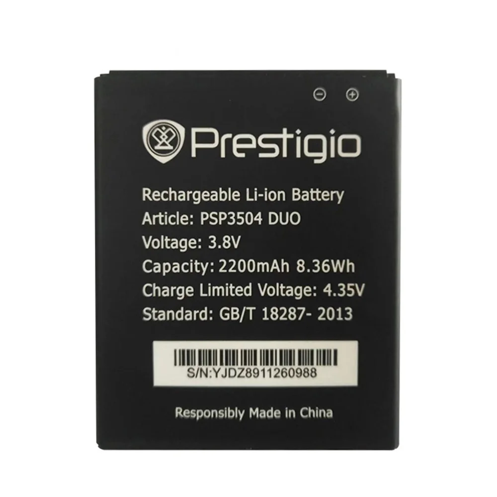 Сменный аккумулятор для телефона psp3504 Duo 2200 мАч Prestigio Muze C3 3504 PSP3504Duo|Аккумуляторы