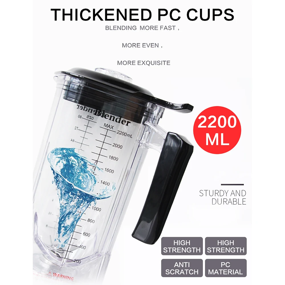 WantJoin SoundProof блендер Электрический смузи для кухни соковыжималка миксер еды со