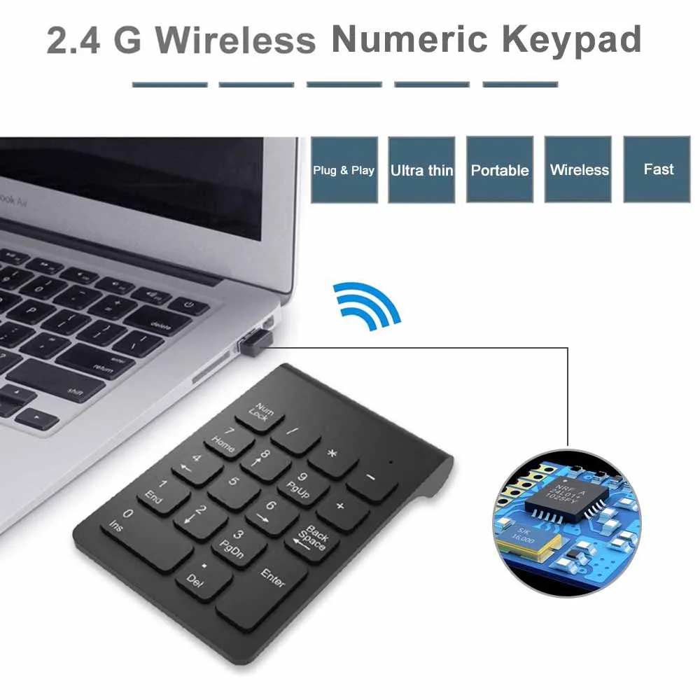 2.4Ghz Wireless Keypad