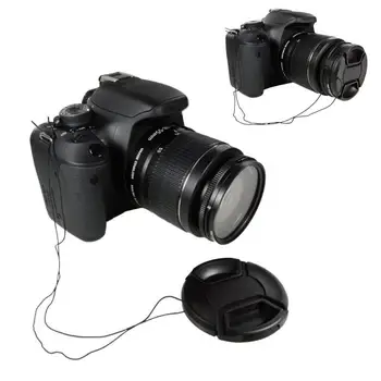 

58mm Universal Camera Lens Cap Rope Lens Cover For Canon Nikon Sony Olympus Fuji Camera Lens Cap