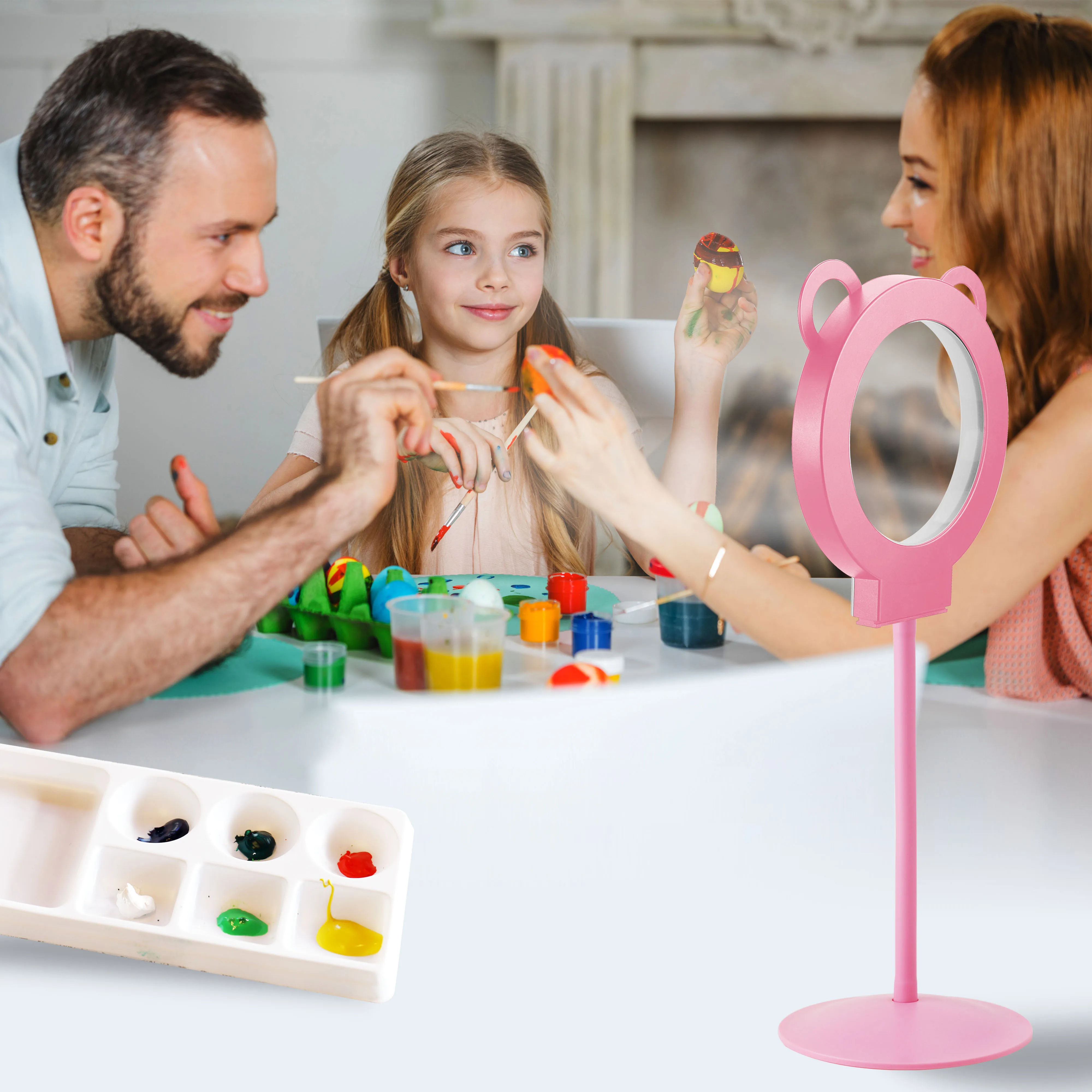 Светодиодный кольцевой светильник LED подсветка комплект Регулируемая