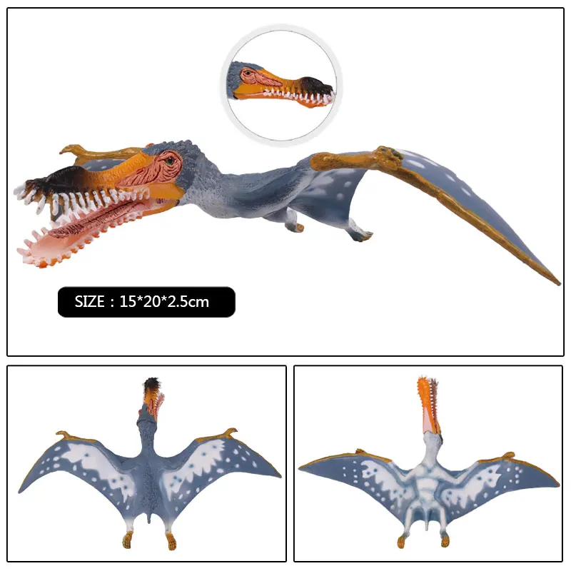 Oenux классический Юрский птеродактил Хищник фигурки Quetzalcoatlus динозавр животные модель ПВХ Коллекция детская игрушка