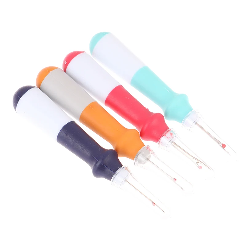 Plastic Handle Sharp Craft Thread Cutter Seam Ripper Safety Handle Stitch Unpicker Hand Tools Needles Arts Sewing Accessory New