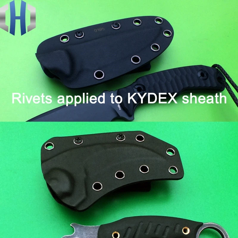 K оболочка специальный стоматологический Ноготь производство KYDEX ножны газ глаз пряжка кожа заклепки пробивая установка инструмент