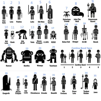 

Car Sticker Cartoon Big Family Vinyl Decal for Dad Mom Kids Monster Cantina Band Pattern Car Window Auto accessories Styling