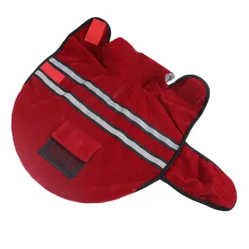 

Pet Dog Clothes Warm Winter Coat Jacket Clothing with Reflective Belt for Dogs Large Size Golden Retriever Labrador