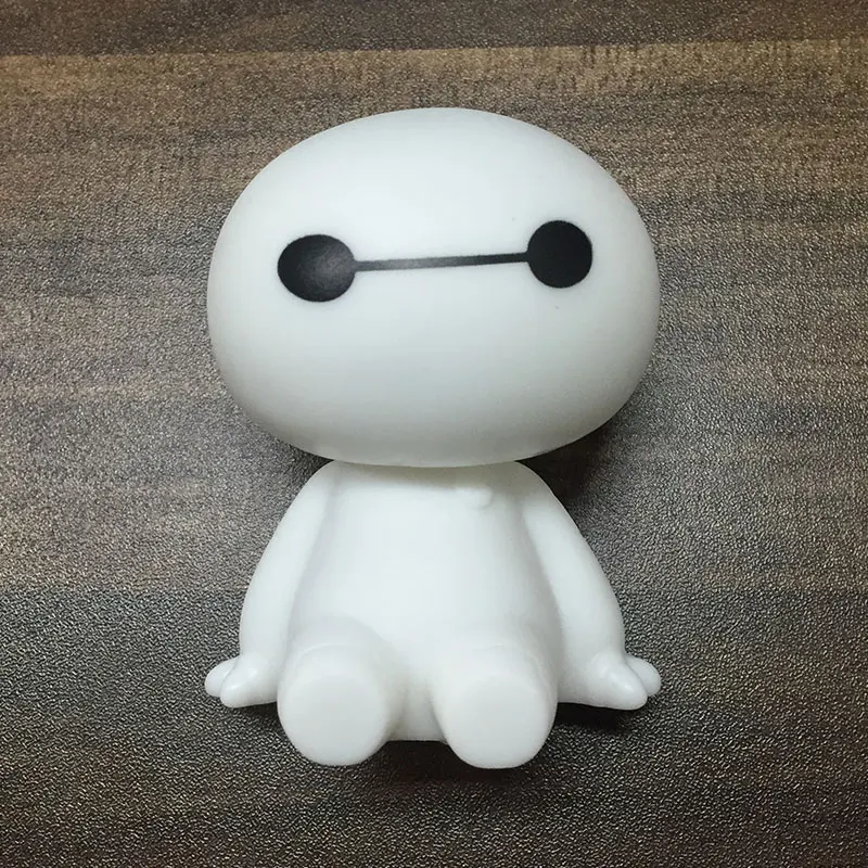 Робот Baymax с милой виброголовкой украшение автомобиля аксессуары подарок