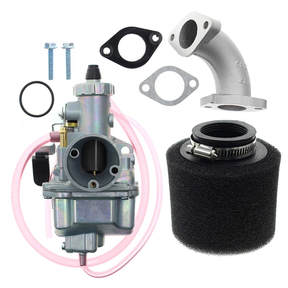 ^*Best Offers Hot New VM22 26mm Carburetor Kit Fit for Mikuni Intake Pipe Pit Dirt Bike 110cc 125cc 140cc Lifan YX Car Accessories