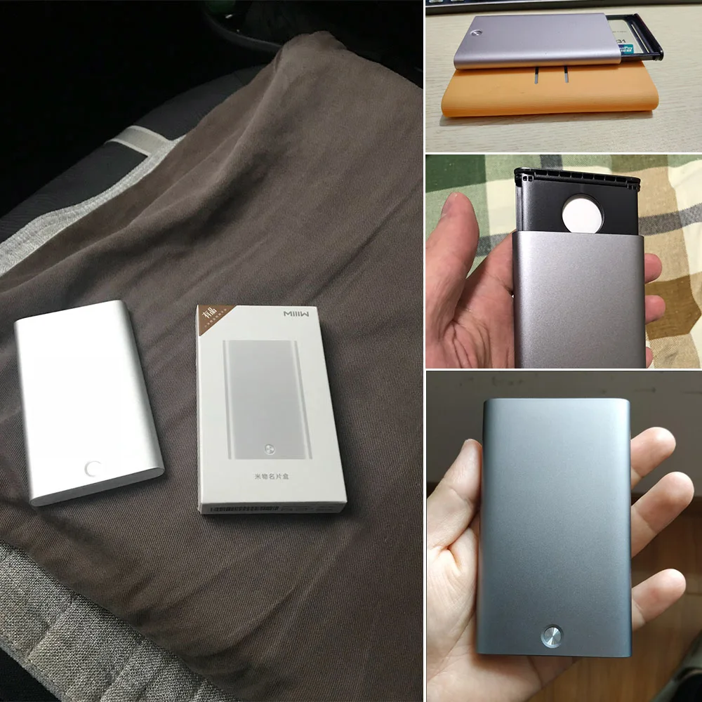 Для Xiaomi MIIIW кредитница, футляр держатель Мини ID карта коробка Алюминиевый Бизнес Кредитная карта чехол банк Карманный Кошелек Мода