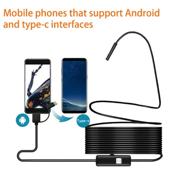 

3 In 1 USB Endoscope For Android Type-C/USB Waterproof Mini IP67 LED Inspection Led Lighting Camera