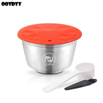 

New Milk Foam Coffee Filters For Nescafe dolce Gusto Refillable Coffee Capsules Pod Stainless Steel Reusable Coffee Filters