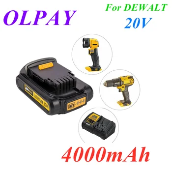 

20V DCB201 4.0A 4000mah Rechargeable Li-ion Battery Portable Replacement Battery Backup Battery For Dewalt Electric Power Tool