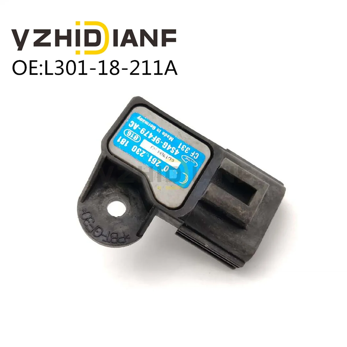 

1x High quality MAP Sensor 0 261 230 181 0261230181 L30118211A L301-18-211A for Mazda-3 5 6 MPV II MX-5 III 1.8 2.0 2.3