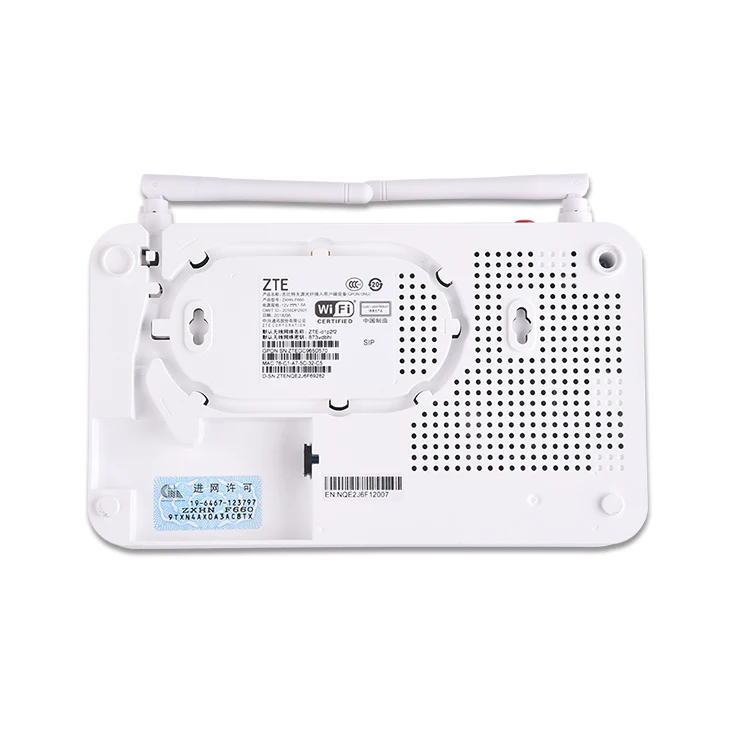 Com antena zte F660 V5.2 1 onu gpon Порто ge 1GE+ 3FE+ 1 Порто+ wifi ont zte GPON onu V5.2