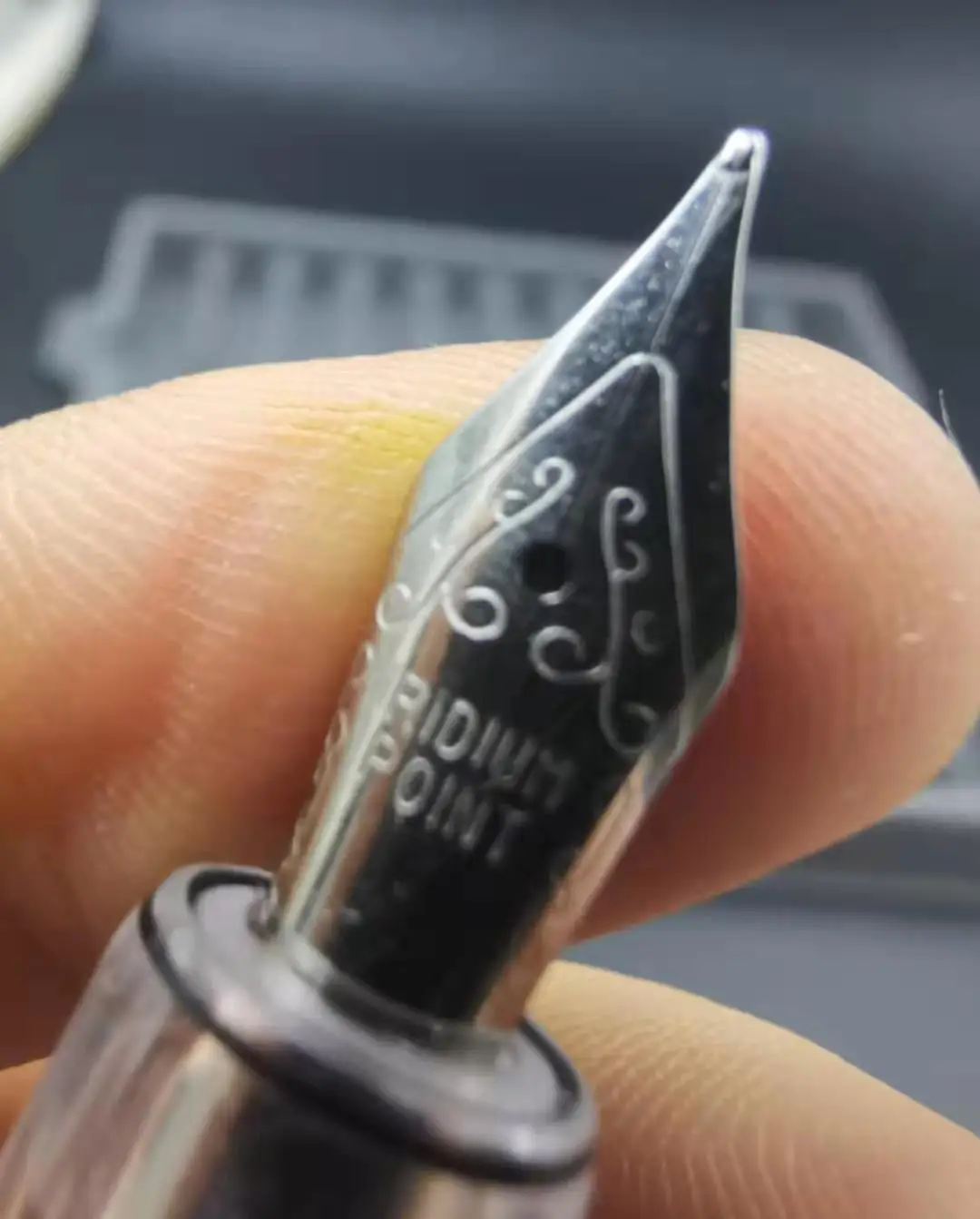 M Nib 1 шт. Bobby Заказная прозрачная авторучка с Moonman EF/F/M/0,7 мм/1,1 мм/1,5 мм/1,9 мм/2,5 мм/2,9 мм канцелярские принадлежности для офиса и школы - Цвет: M Nib