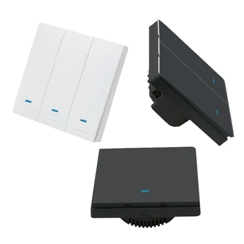 

TUYA WiFi Smart Touch Switch Wireless Wall Switches Remote Smart Home Automation Touch Switch With Alexa Google Home