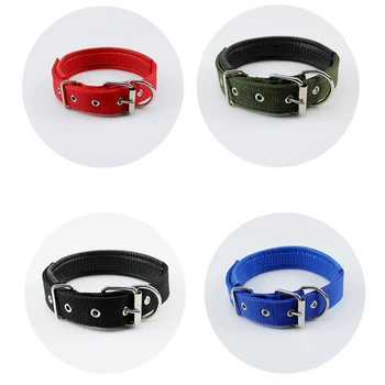 

Pure Color Dog Collar Adjustable Neck Strap For Large Medium Small Pet Dog