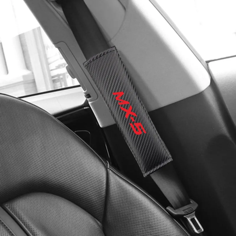 1 пара автомобильный ремень безопасности Чехол для Mazda MX5 MX-5 автомобильный ремень безопасности Автомобильная подушка Наплечная накладка
